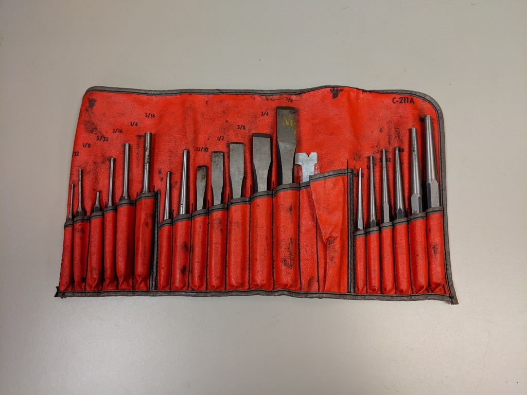 Safety Harbor Tool Library Punch and Chisel Set